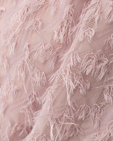 INGNI(イング) ジャガードフリンジワンピース ピンク