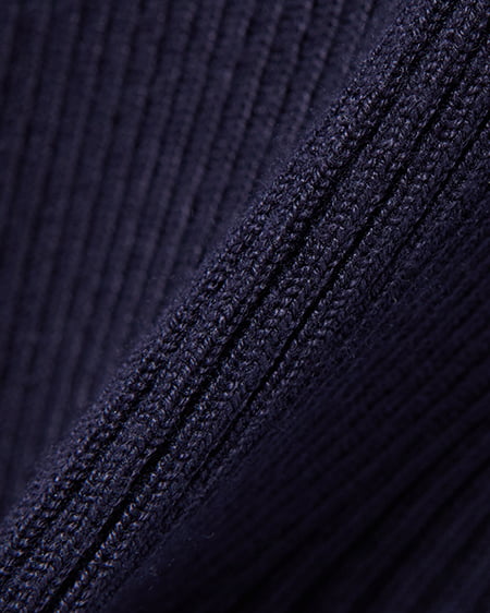 INGNI(イング) ボートネック袖金ボタンニット コン