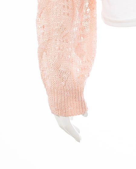 INGNI(イング) 透かし編みニットプルオーバー ピンク