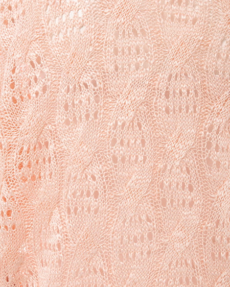 INGNI(イング) 透かし編みニットプルオーバー ピンク