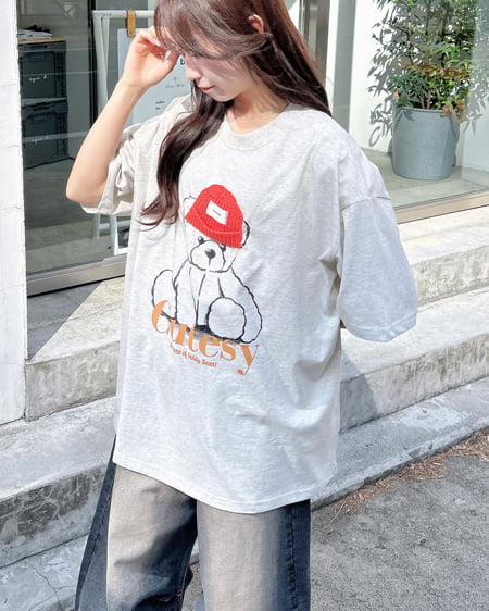 INGNI（イング） BearモチーフTシャツ ｵｰﾄﾐｰﾙ