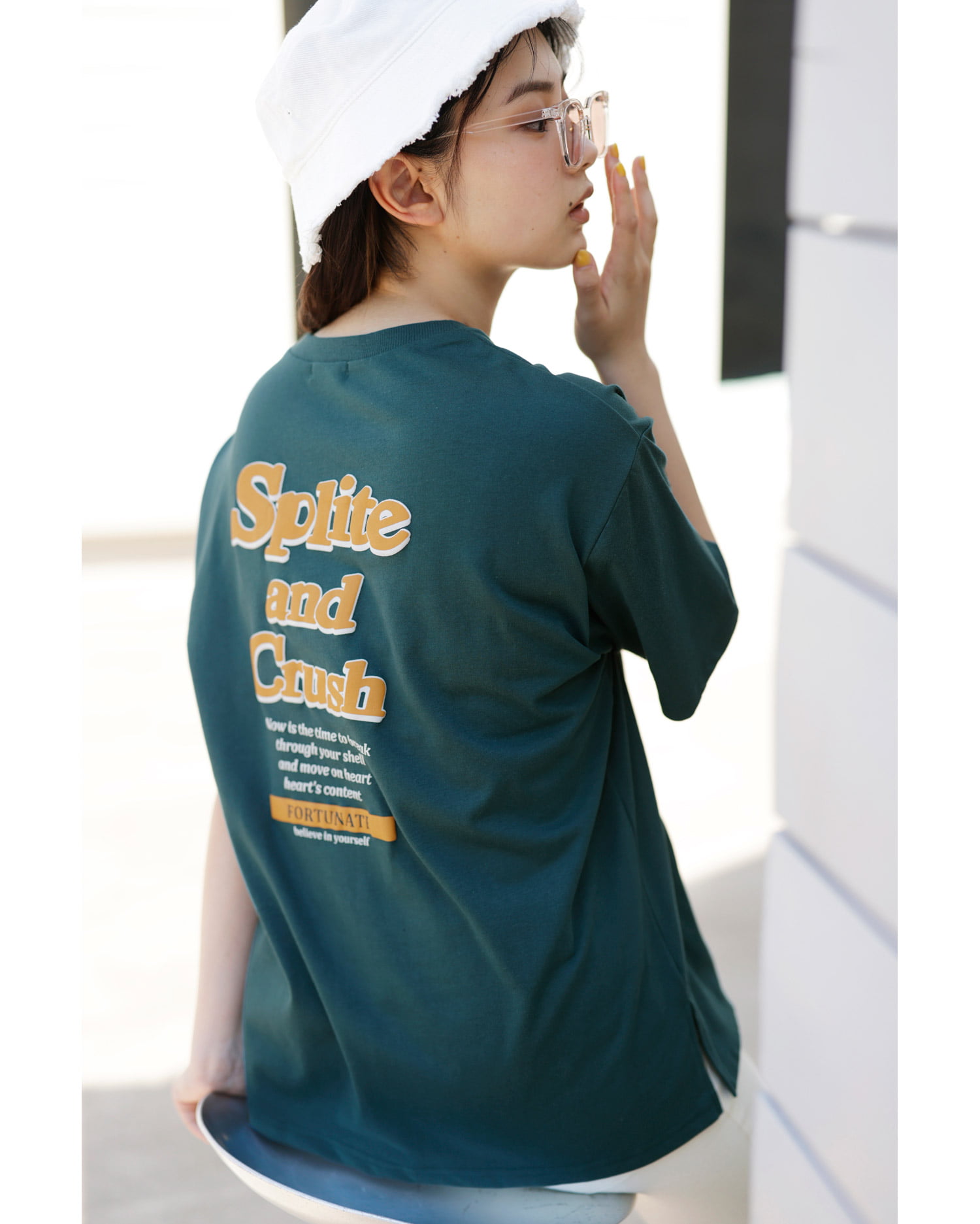 着用動画あり Back 蛍光ロゴ半袖tシャツ Ingni イング 公式通販 Ingni Store