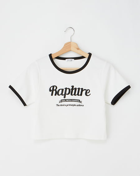 リンガーリブショートTシャツ