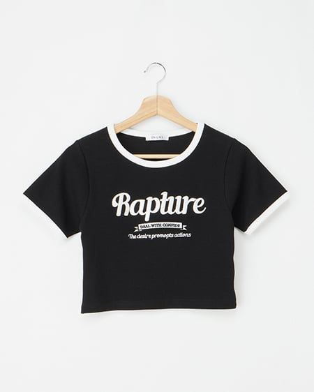 リンガーリブショートTシャツ