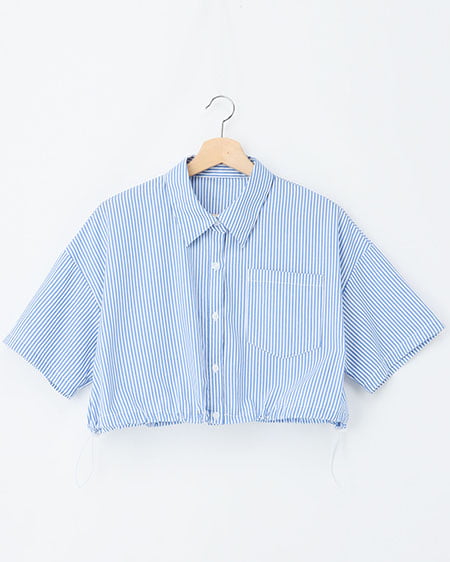 裾ドローコードショート半袖シャツ（ＯＵＴＬＥＴ）
